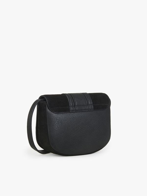 Mini Bolsos Mujer Chloé Hana Negras Suede ULCR69387